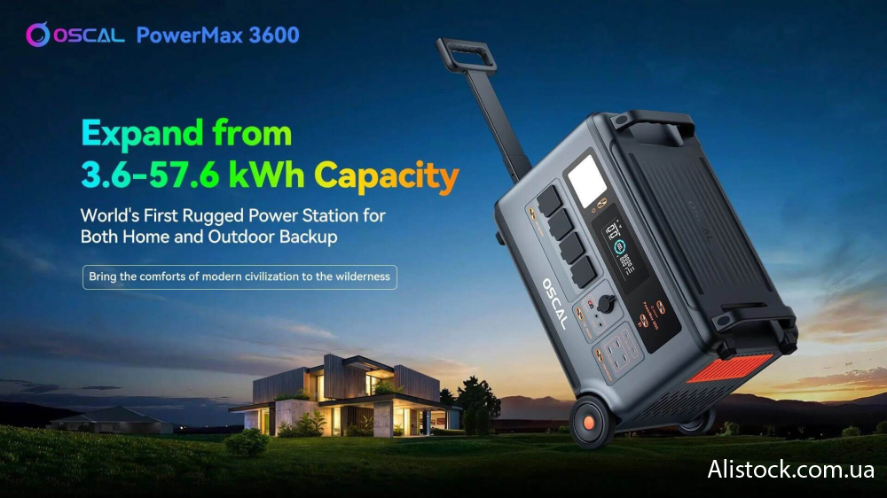 Зарядна станція Blackview Oscal PowerMax 3600 3600W 3600Wh - 57600Wh