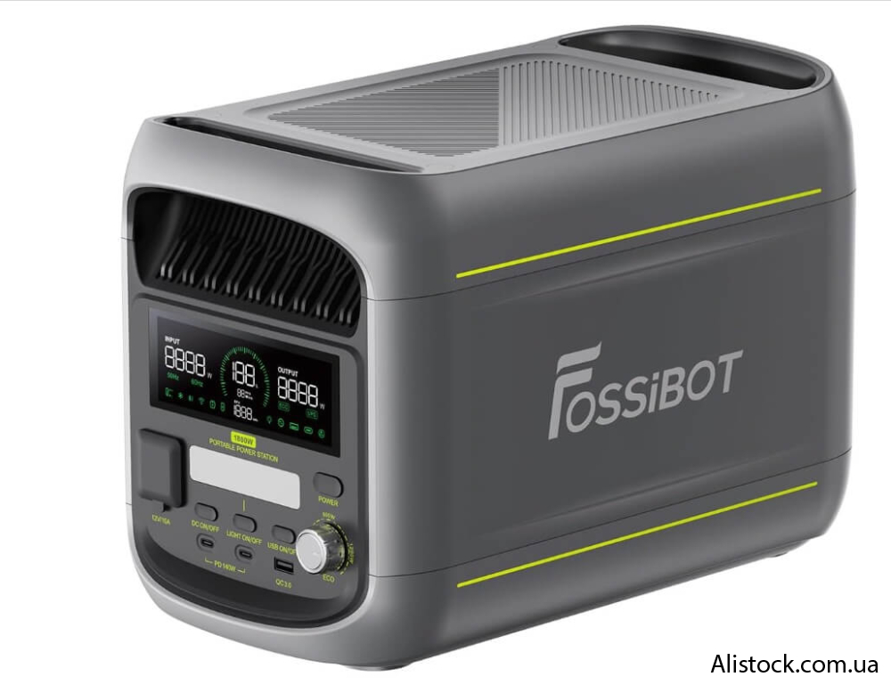 Зарядна станція Fossibot F1800 – потужність та автономія завжди поруч