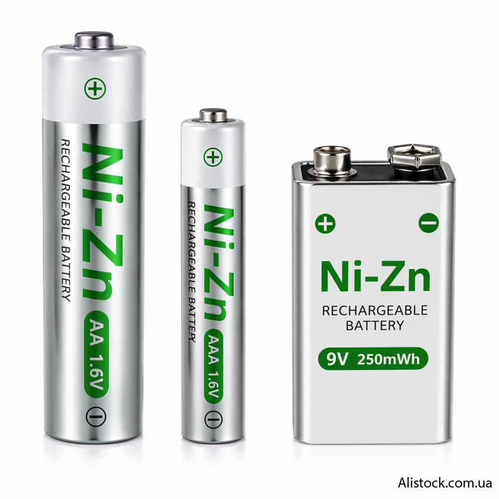 Ni-Zn акумуляторні батарейки: чому це найкращий вибір