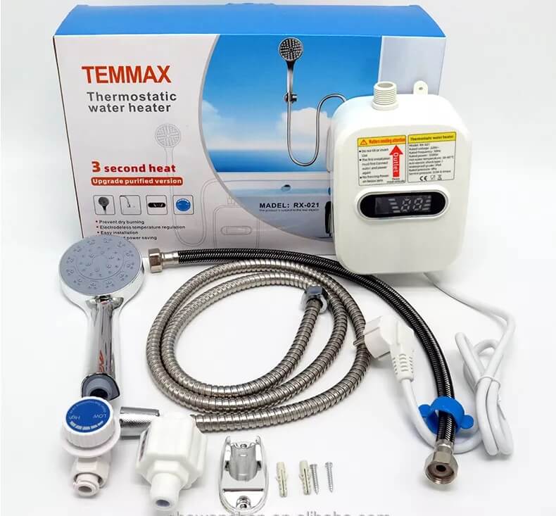 Проточный водонагреватель для душа 3,5 кВт Temmax