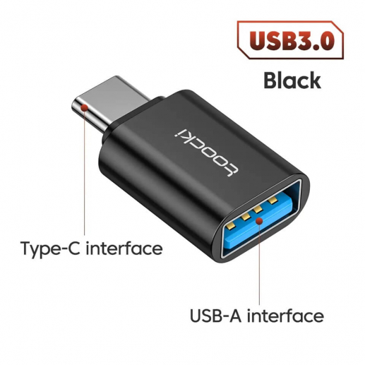Адаптер переходник Toocki USB 3.0 - Type-C