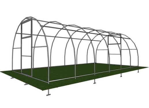 Arched greenhouse Ideal 3x4 m frame
