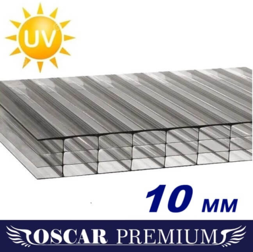 Стільниковий полікарбонат Oscar Premium 4-H 2100х12000х10 мм