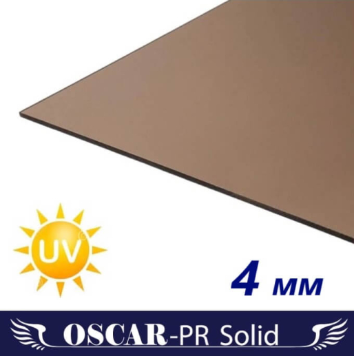 Монолітний полікарбонат Oscar-Pr Solid 2050х3050х4 мм