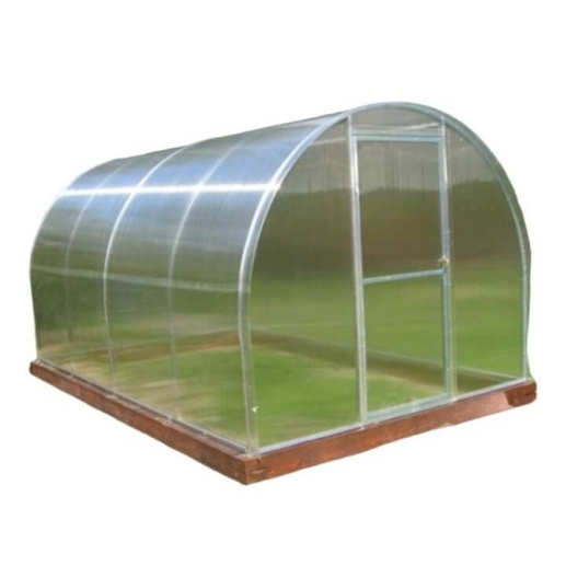 Arched greenhouse Dnepr 4x6 m polycarbonate 4 mm