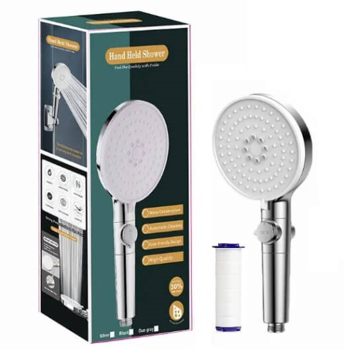 Turbo shower head with filter Monster Stop 5 modes 120 mm