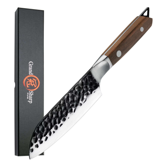 Ніж шеф кухаря Grandsharp Santoku Knife 5 дюймів