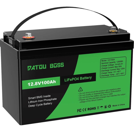Battery DATOU BOSS LiFePO4 12V/100AH ​​1280Wh BMS