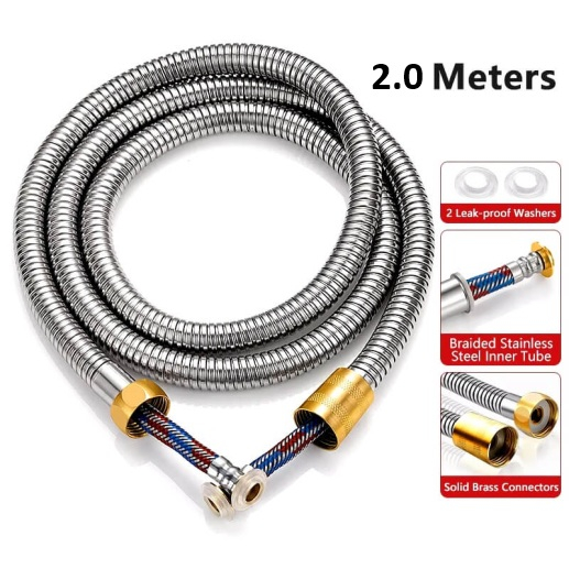 Шланг для душа высокого давления нержавеющая сталь 200 см