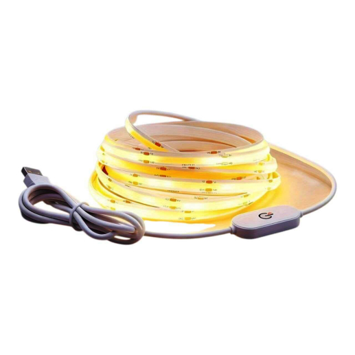 LED стрічка світлодіодна COB USB 5V 6000K 5 м