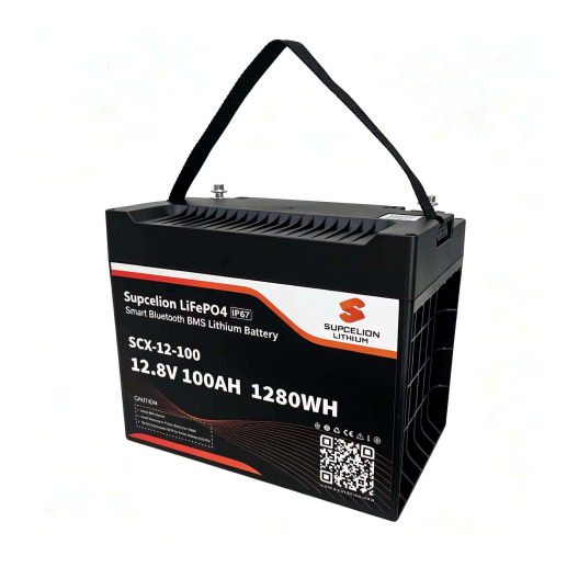 Аккумулятор Supcelion LiFePO4 12V 100AH 1280Wh BMS Bluetooth